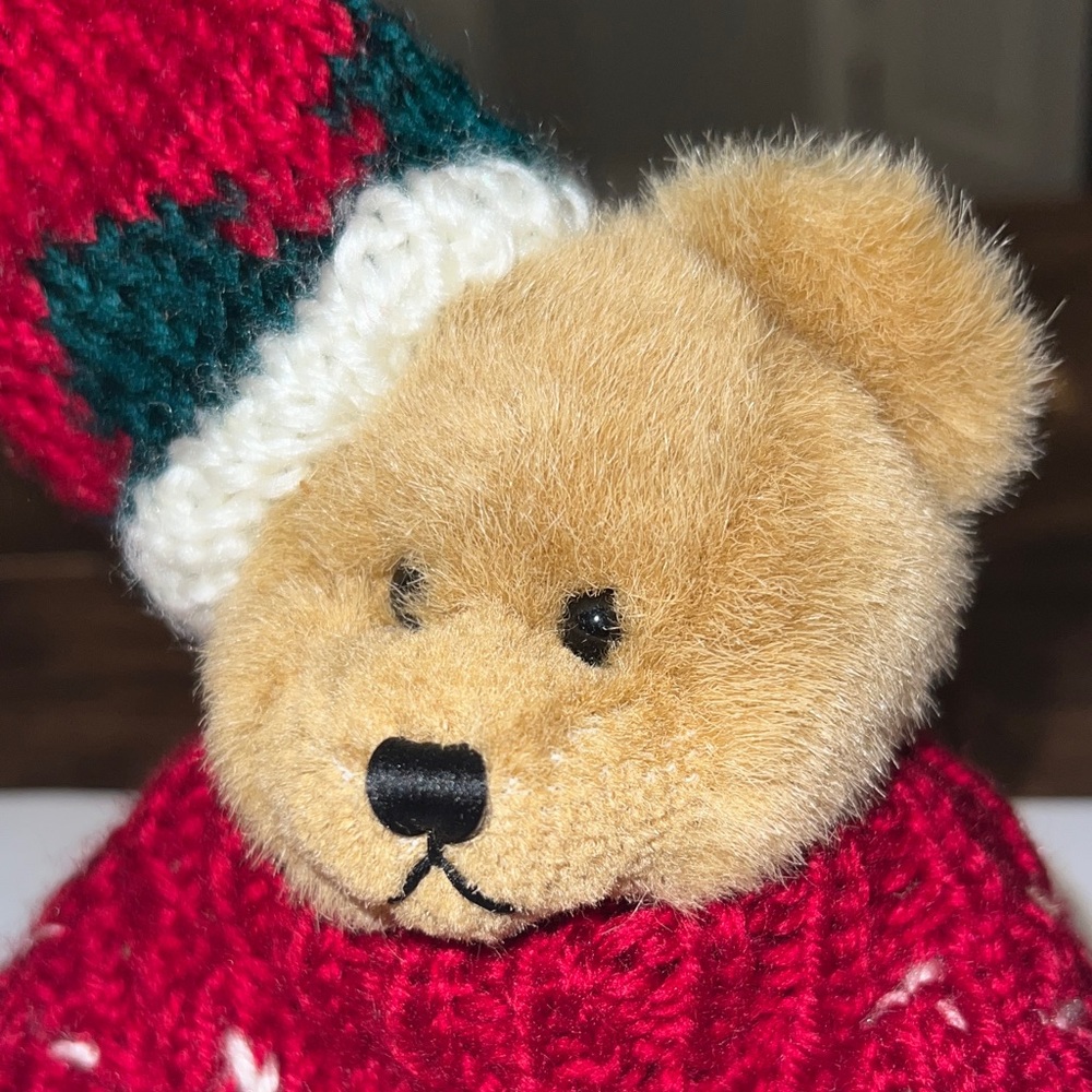 Chrisha Playful Plush Vintage Teddy Bear - Christmas 1996 - Picture 9 of 10